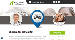 Desktop Screenshot of hillgartnerchiropractic.com